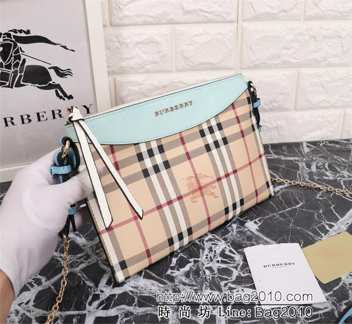 BURBERRY巴寶莉 格紋輕便手拿包 可手攜亦可肩背 39526  Bhq1263